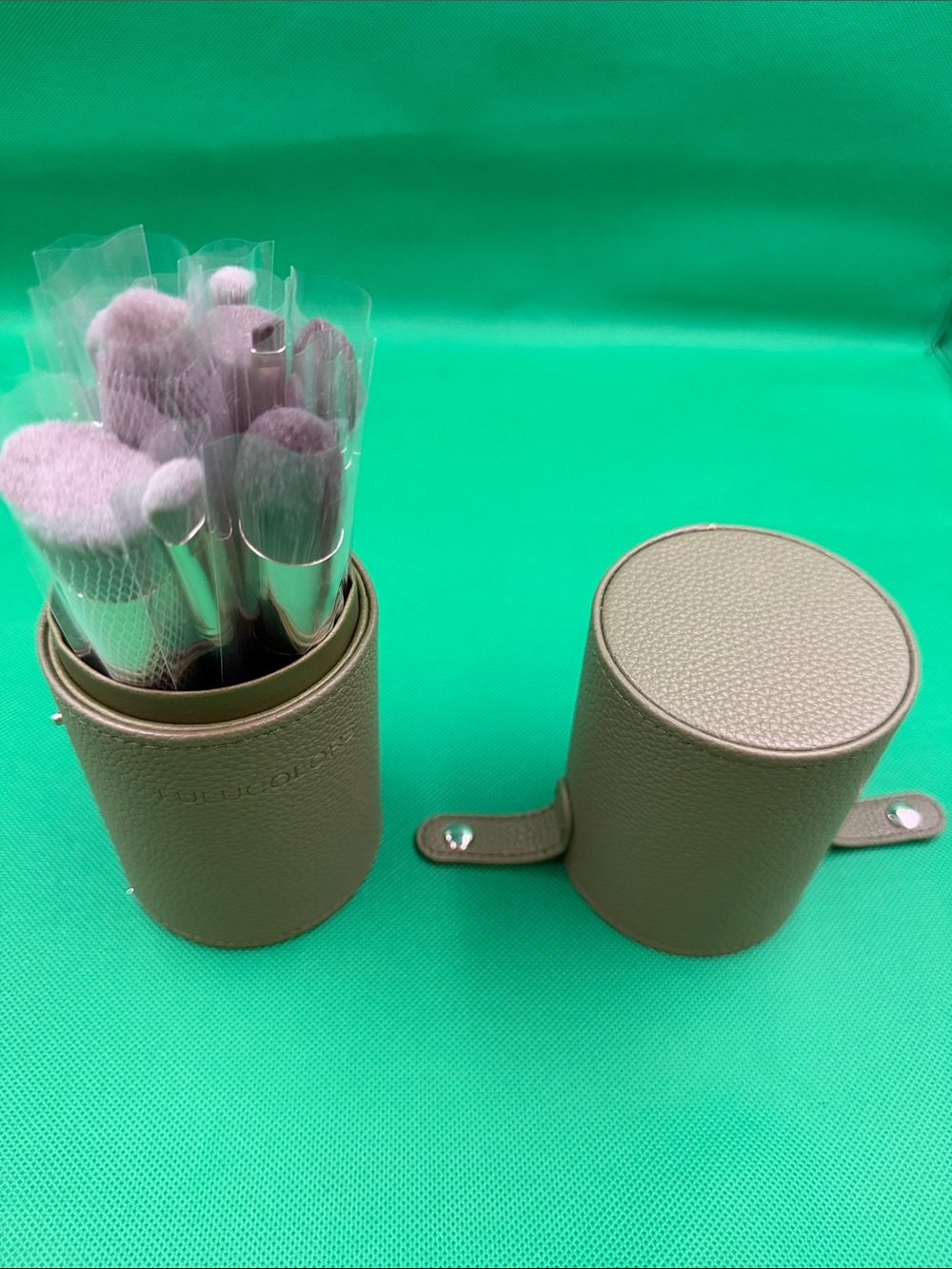 Lulucolors
Taupe Travel Makeup Brush Set with Case